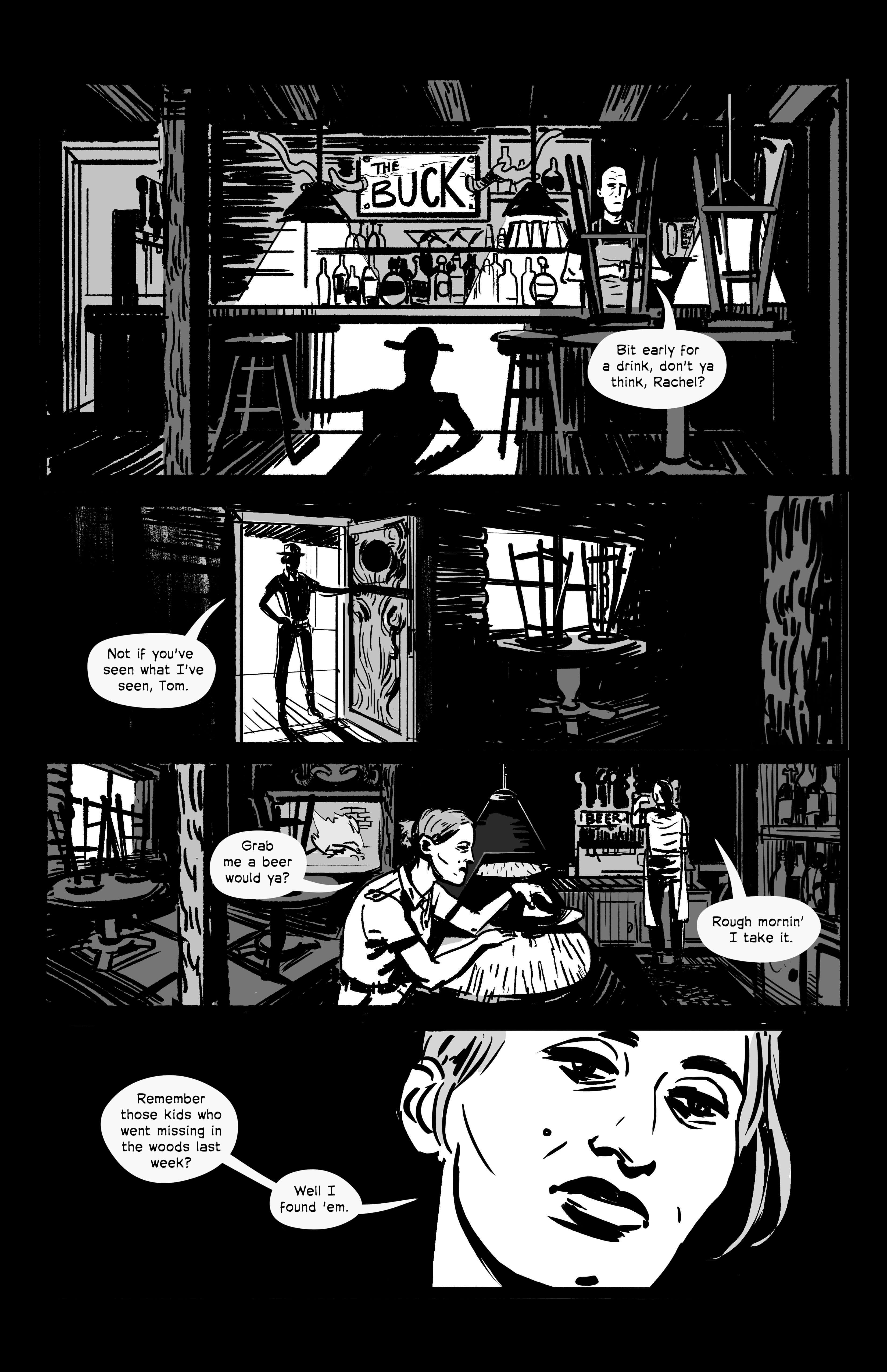 A page from the comic The Buck