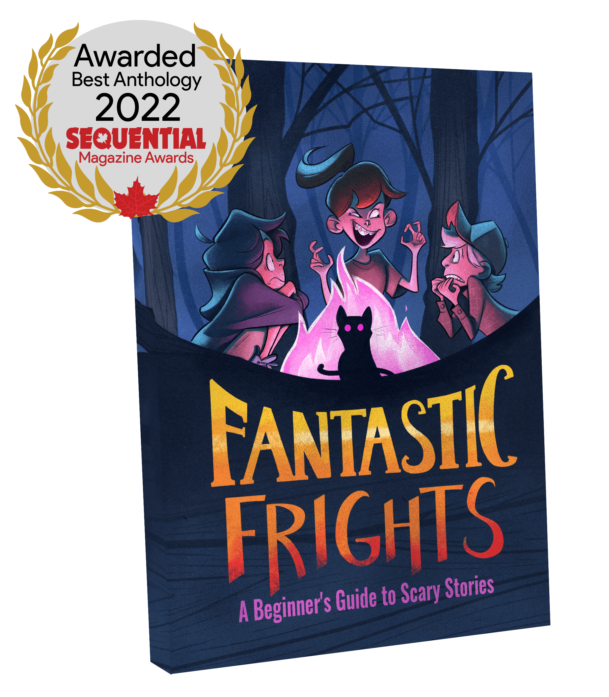 A mock up of Fantastic Frights. Buy now.